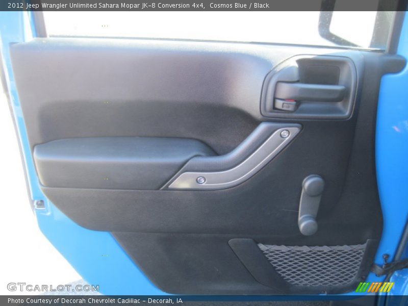 Cosmos Blue / Black 2012 Jeep Wrangler Unlimited Sahara Mopar JK-8 Conversion 4x4