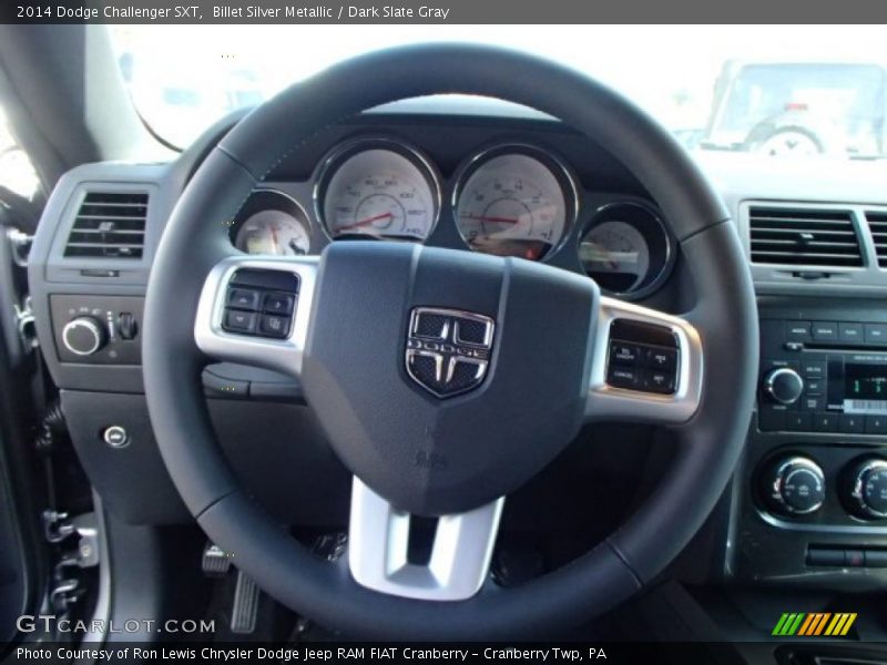 Billet Silver Metallic / Dark Slate Gray 2014 Dodge Challenger SXT