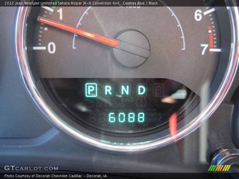 Cosmos Blue / Black 2012 Jeep Wrangler Unlimited Sahara Mopar JK-8 Conversion 4x4