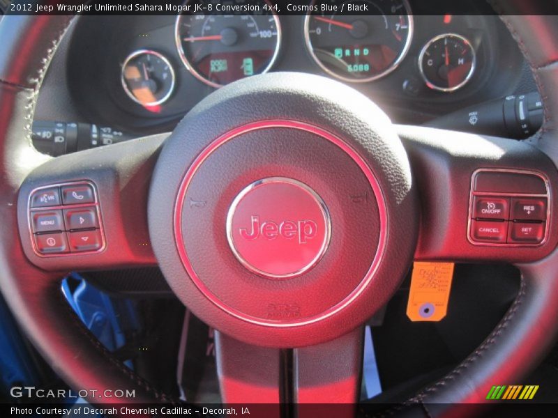 Cosmos Blue / Black 2012 Jeep Wrangler Unlimited Sahara Mopar JK-8 Conversion 4x4