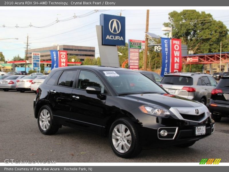 Crystal Black Pearl / Ebony 2010 Acura RDX SH-AWD Technology