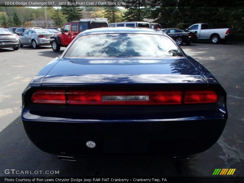 Jazz Blue Pearl Coat / Dark Slate Gray 2014 Dodge Challenger SXT