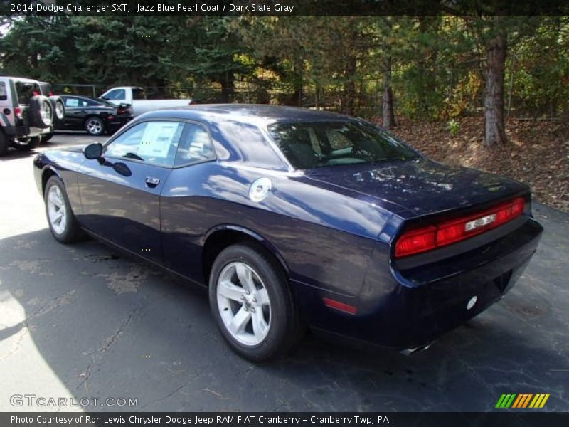 Jazz Blue Pearl Coat / Dark Slate Gray 2014 Dodge Challenger SXT