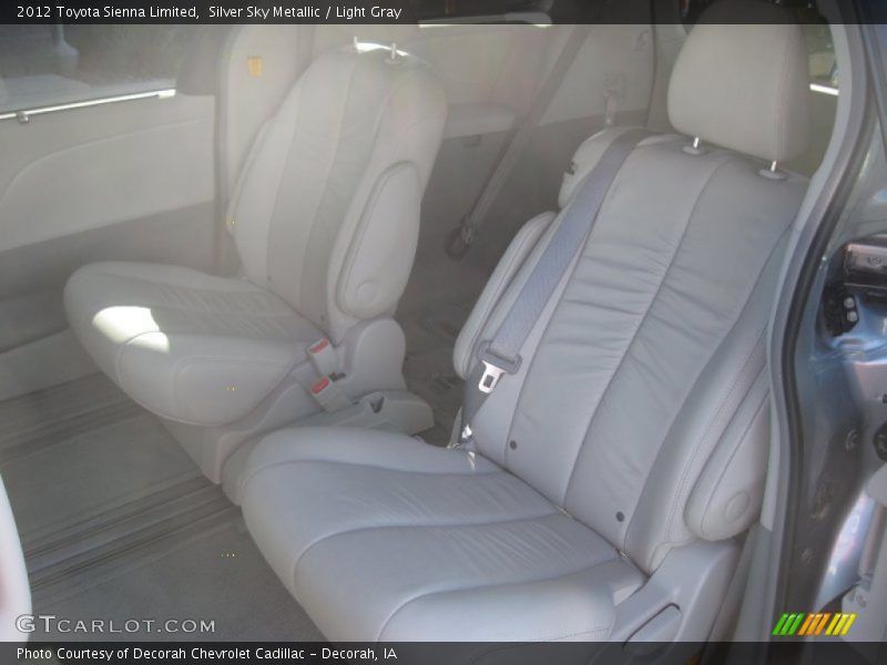 Silver Sky Metallic / Light Gray 2012 Toyota Sienna Limited