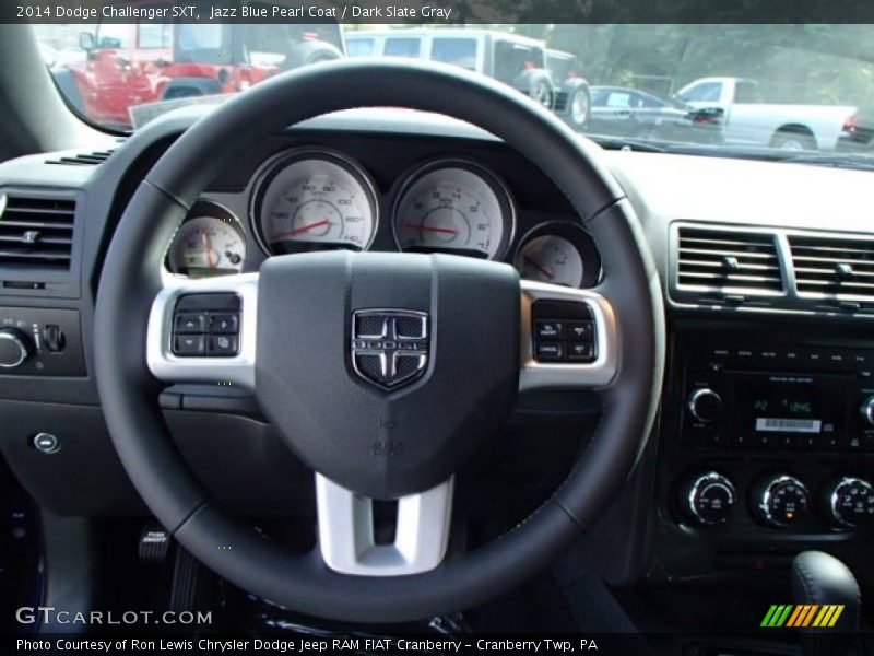 Jazz Blue Pearl Coat / Dark Slate Gray 2014 Dodge Challenger SXT