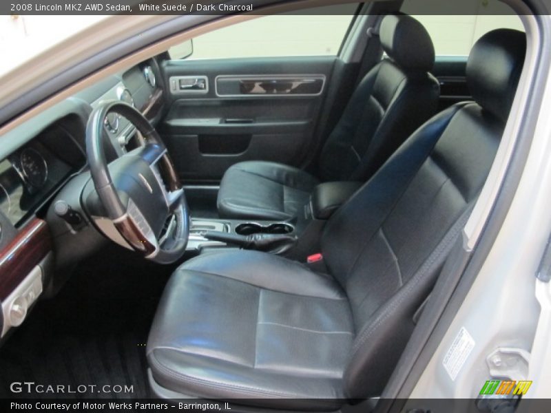 White Suede / Dark Charcoal 2008 Lincoln MKZ AWD Sedan