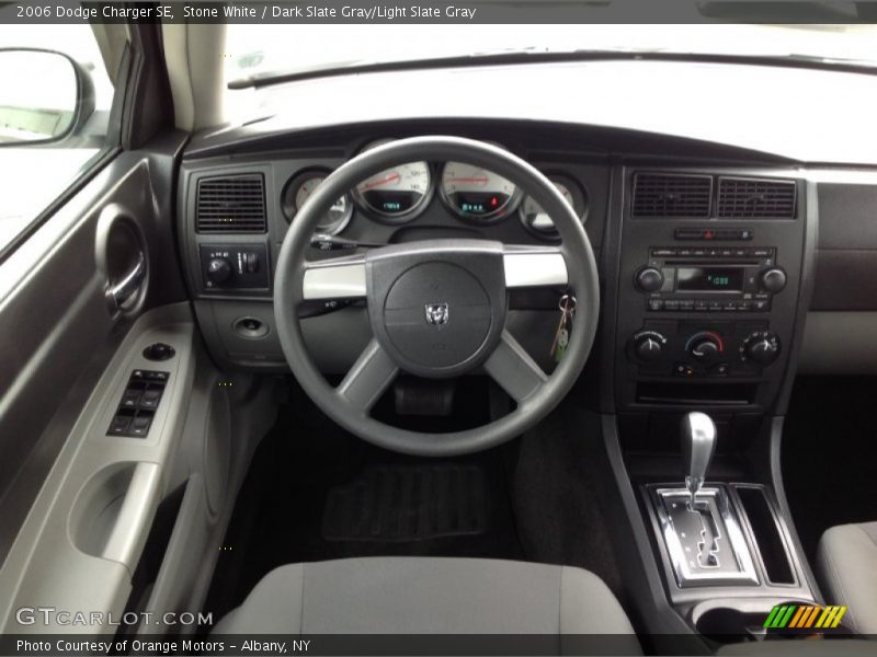 Stone White / Dark Slate Gray/Light Slate Gray 2006 Dodge Charger SE