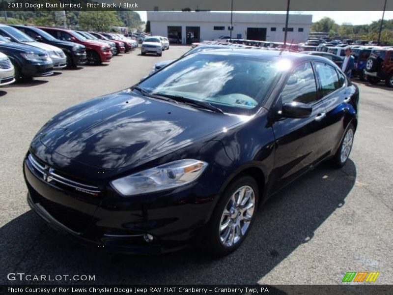Pitch Black / Black 2013 Dodge Dart Limited