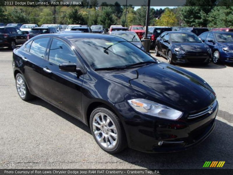 Pitch Black / Black 2013 Dodge Dart Limited