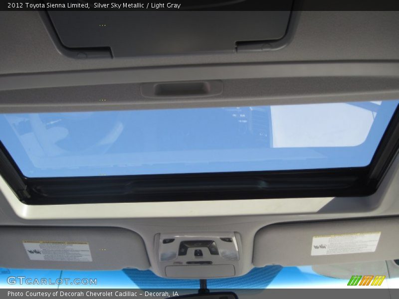 Silver Sky Metallic / Light Gray 2012 Toyota Sienna Limited
