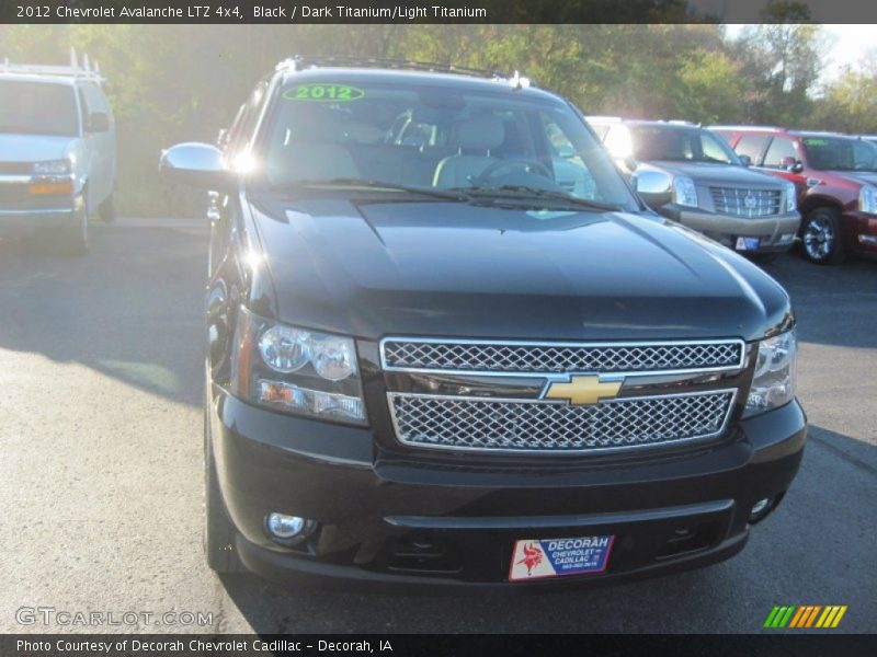 Black / Dark Titanium/Light Titanium 2012 Chevrolet Avalanche LTZ 4x4