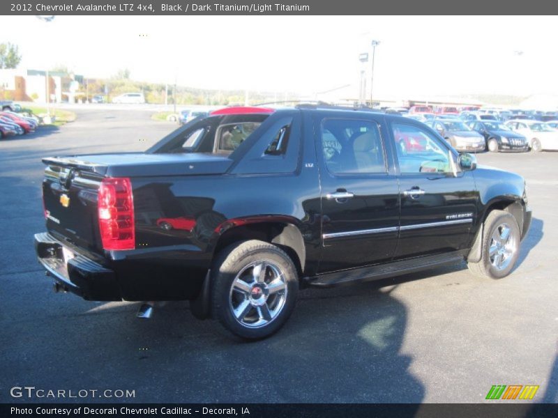 Black / Dark Titanium/Light Titanium 2012 Chevrolet Avalanche LTZ 4x4