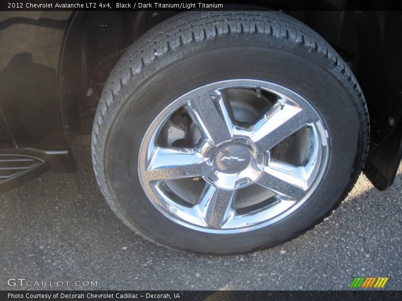 Black / Dark Titanium/Light Titanium 2012 Chevrolet Avalanche LTZ 4x4