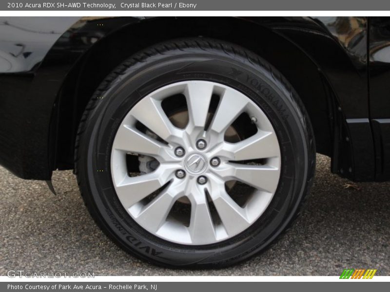Crystal Black Pearl / Ebony 2010 Acura RDX SH-AWD Technology