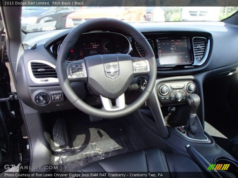 Pitch Black / Black 2013 Dodge Dart Limited