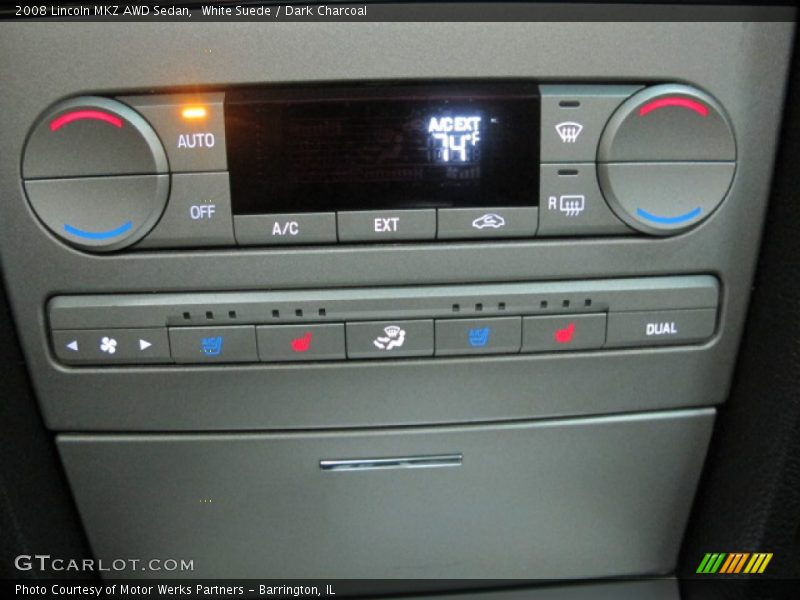 White Suede / Dark Charcoal 2008 Lincoln MKZ AWD Sedan