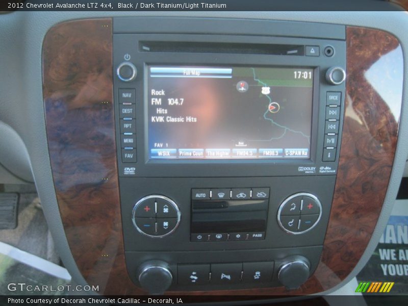 Black / Dark Titanium/Light Titanium 2012 Chevrolet Avalanche LTZ 4x4