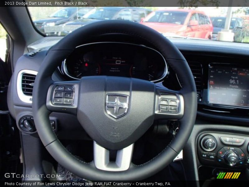 Pitch Black / Black 2013 Dodge Dart Limited