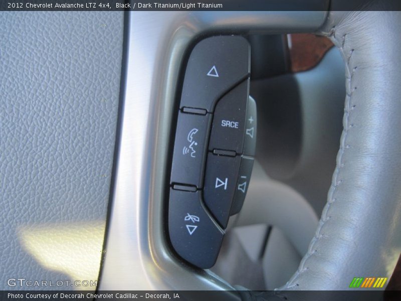 Black / Dark Titanium/Light Titanium 2012 Chevrolet Avalanche LTZ 4x4
