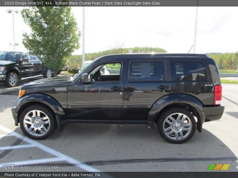 Brilliant Black Crystal Pearl / Dark Slate Gray/Light Slate Gray 2010 Dodge Nitro SXT 4x4