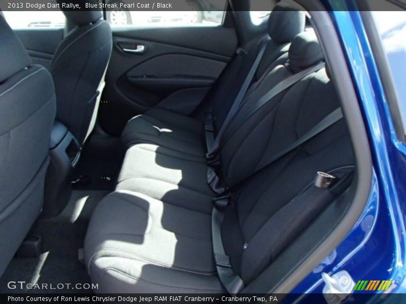 Blue Streak Pearl Coat / Black 2013 Dodge Dart Rallye