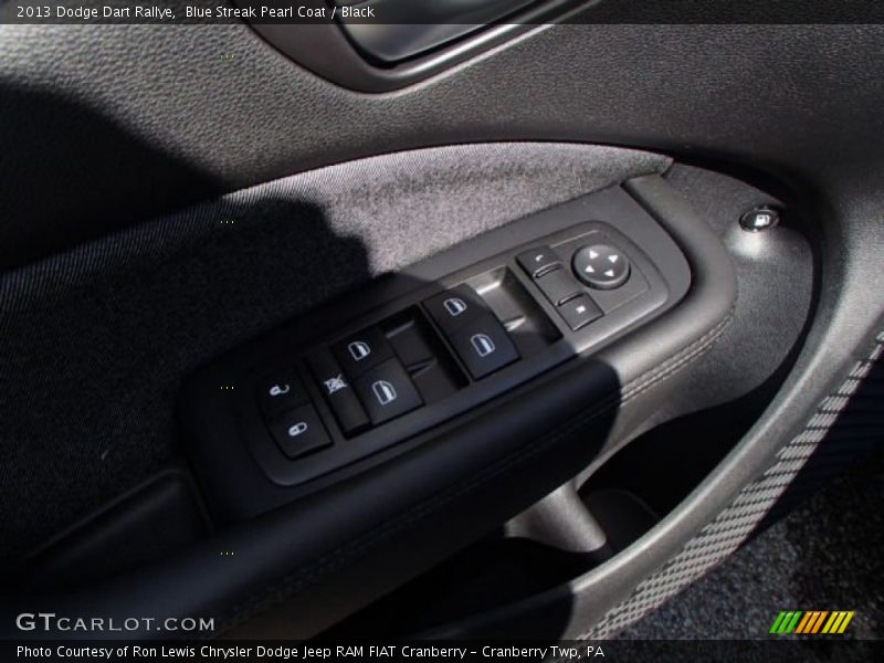 Blue Streak Pearl Coat / Black 2013 Dodge Dart Rallye