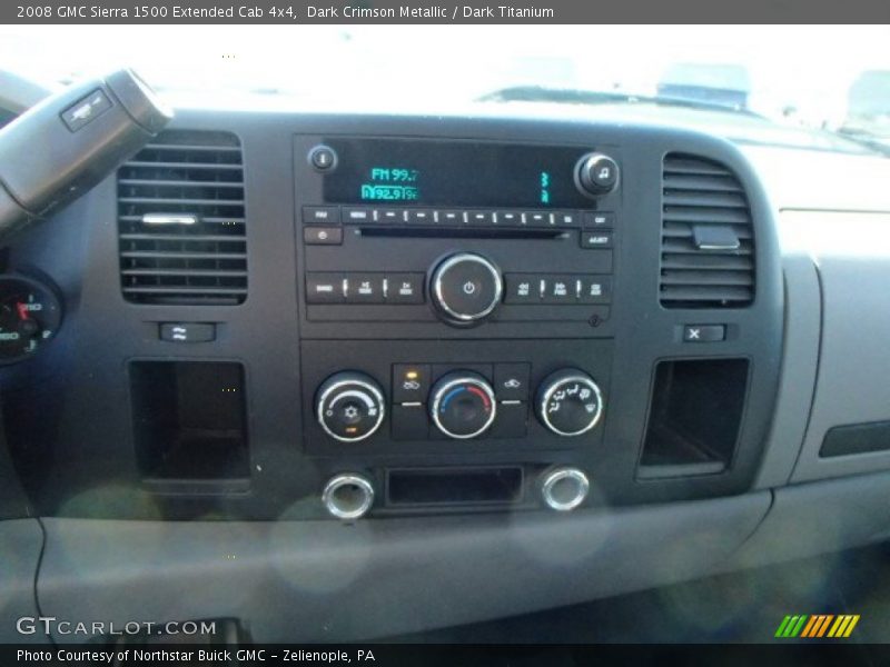 Dark Crimson Metallic / Dark Titanium 2008 GMC Sierra 1500 Extended Cab 4x4