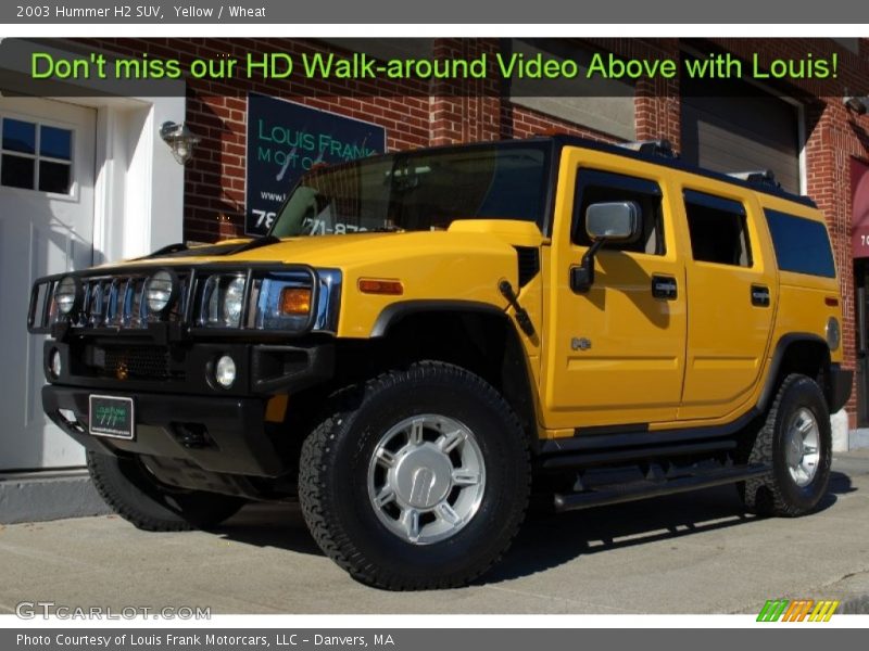 Yellow / Wheat 2003 Hummer H2 SUV