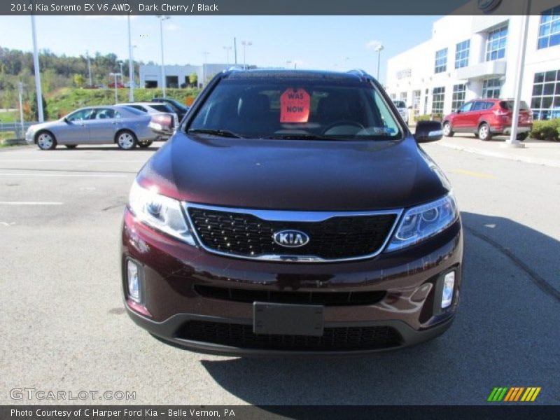 Dark Cherry / Black 2014 Kia Sorento EX V6 AWD