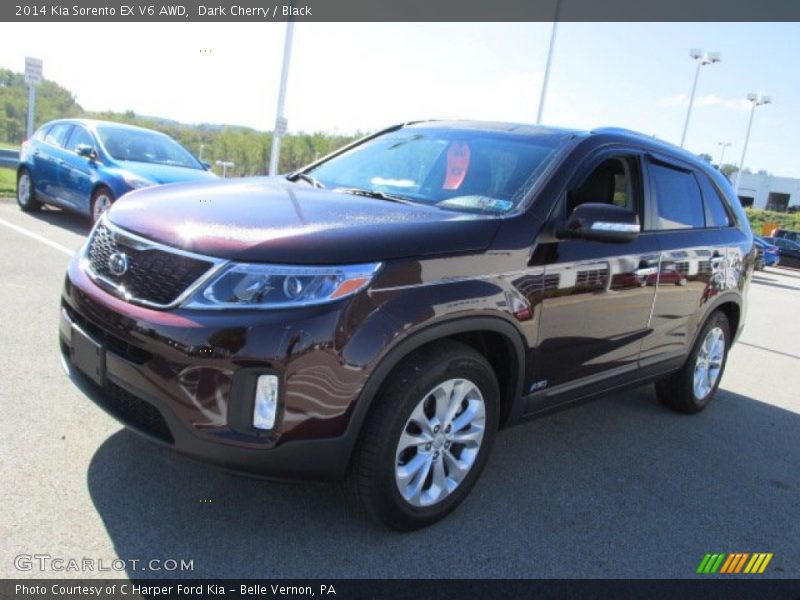 Dark Cherry / Black 2014 Kia Sorento EX V6 AWD