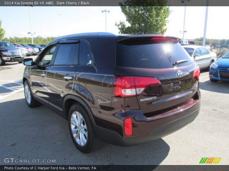 Dark Cherry / Black 2014 Kia Sorento EX V6 AWD