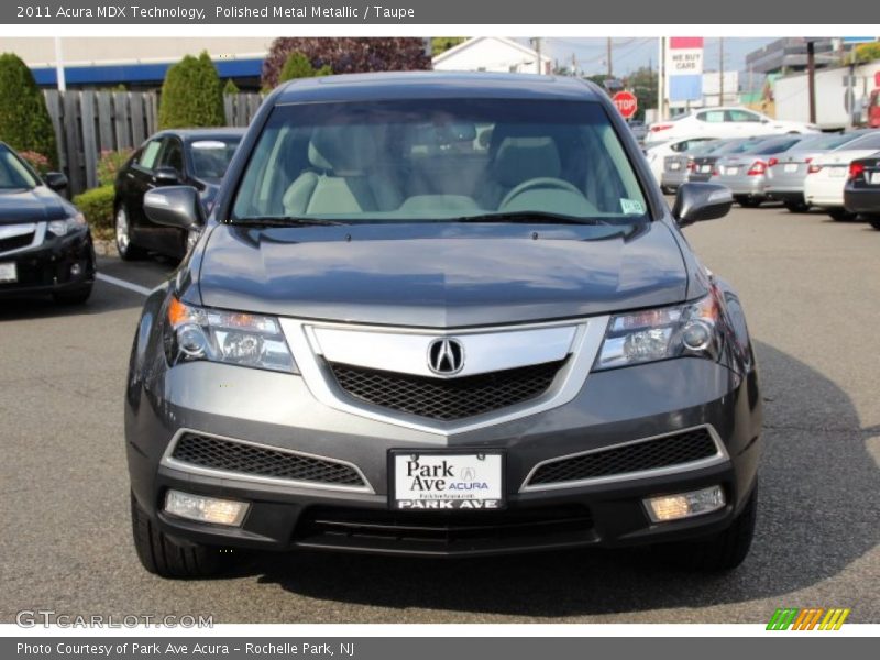 Polished Metal Metallic / Taupe 2011 Acura MDX Technology