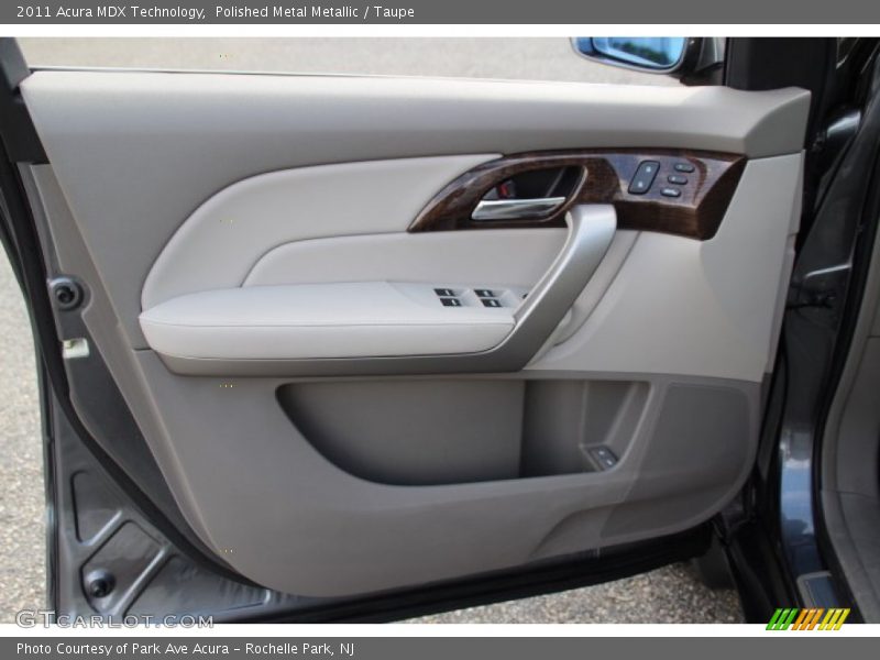 Polished Metal Metallic / Taupe 2011 Acura MDX Technology