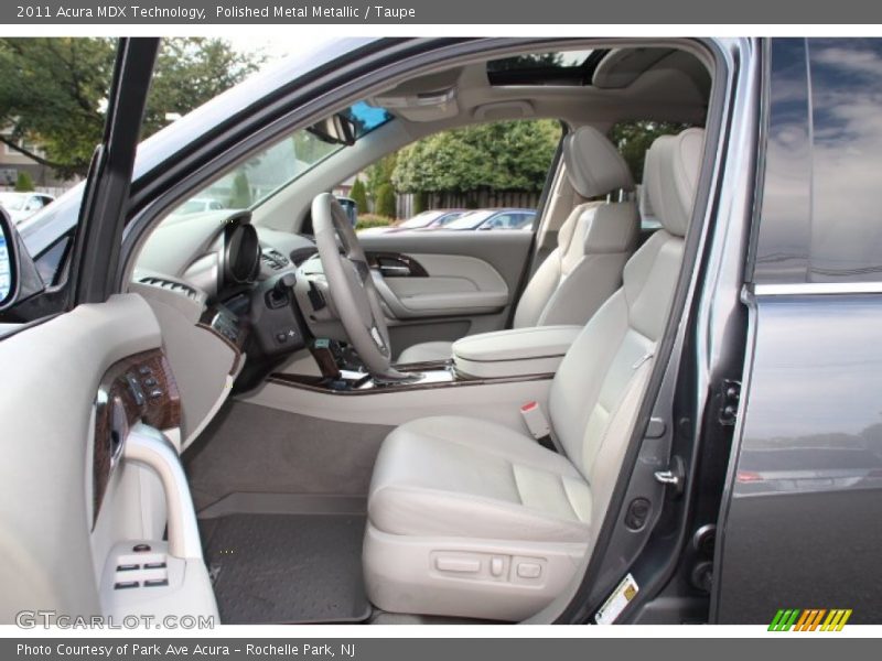 Polished Metal Metallic / Taupe 2011 Acura MDX Technology