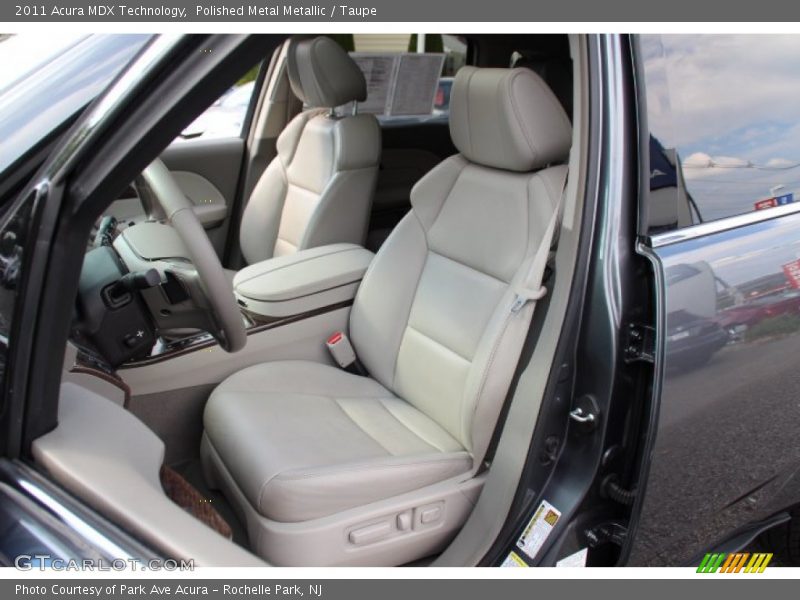 Polished Metal Metallic / Taupe 2011 Acura MDX Technology