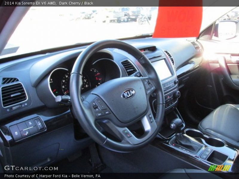 Dark Cherry / Black 2014 Kia Sorento EX V6 AWD