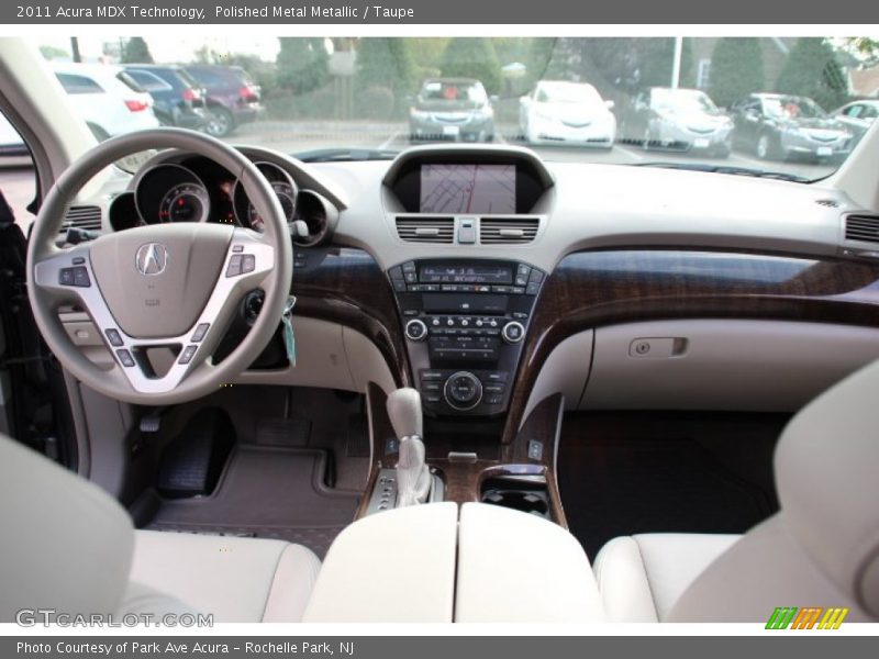 Polished Metal Metallic / Taupe 2011 Acura MDX Technology
