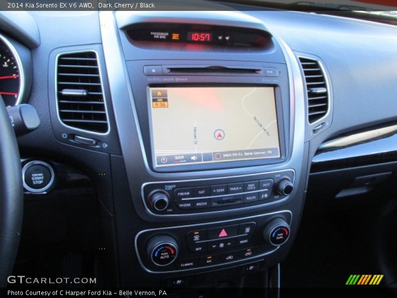 Dark Cherry / Black 2014 Kia Sorento EX V6 AWD