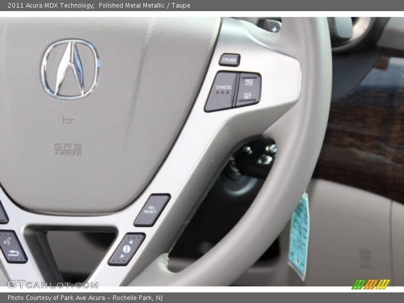 Polished Metal Metallic / Taupe 2011 Acura MDX Technology