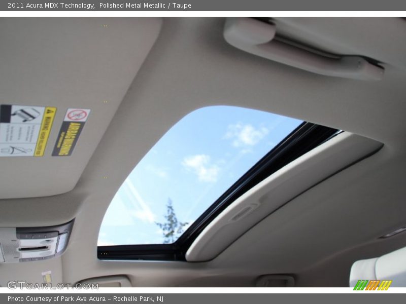 Polished Metal Metallic / Taupe 2011 Acura MDX Technology