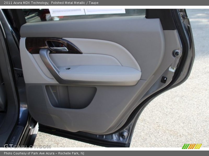 Polished Metal Metallic / Taupe 2011 Acura MDX Technology