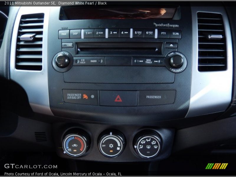 Controls of 2011 Outlander SE