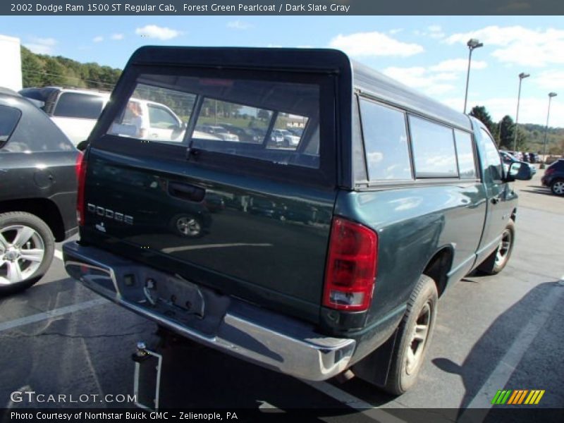 Forest Green Pearlcoat / Dark Slate Gray 2002 Dodge Ram 1500 ST Regular Cab