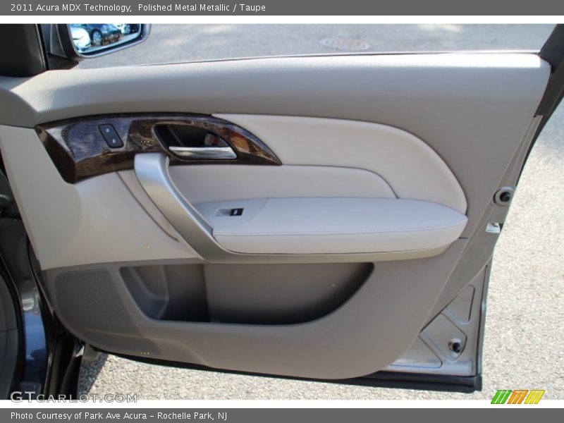 Polished Metal Metallic / Taupe 2011 Acura MDX Technology