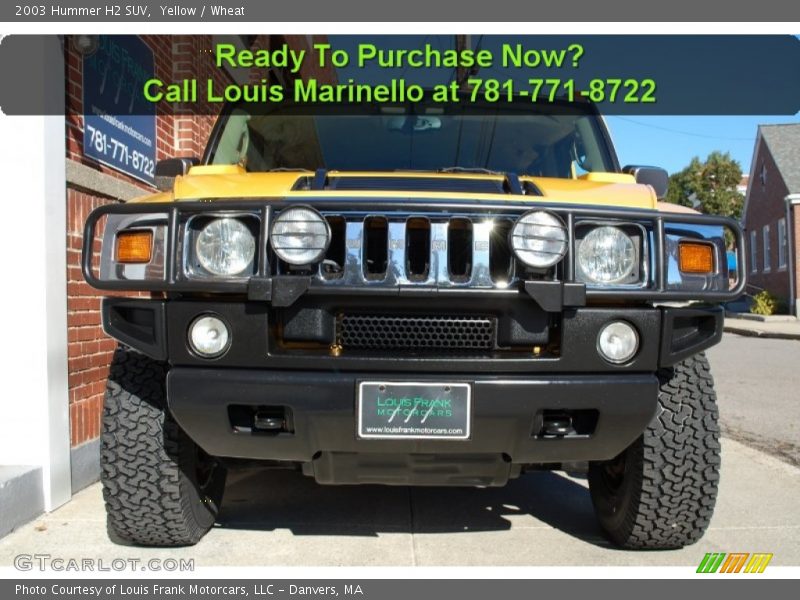 Yellow / Wheat 2003 Hummer H2 SUV