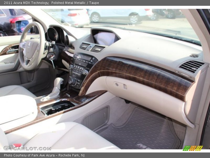 Polished Metal Metallic / Taupe 2011 Acura MDX Technology