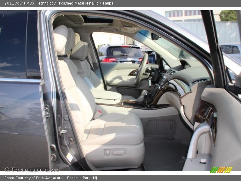 Polished Metal Metallic / Taupe 2011 Acura MDX Technology