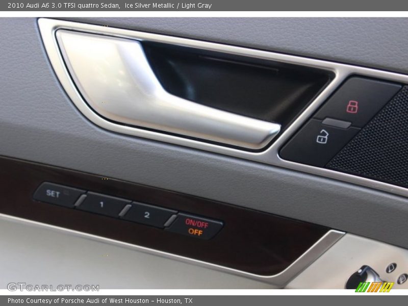 Ice Silver Metallic / Light Gray 2010 Audi A6 3.0 TFSI quattro Sedan