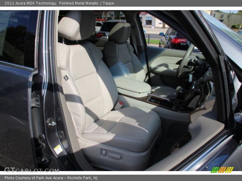 Polished Metal Metallic / Taupe 2011 Acura MDX Technology