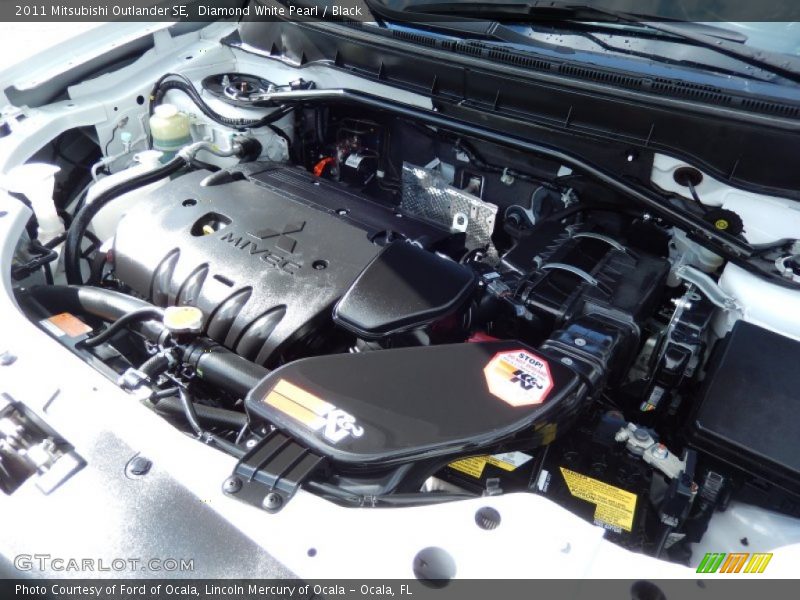  2011 Outlander SE Engine - 2.4 Liter DOHC 16-Valve MIVEC 4 Cylinder